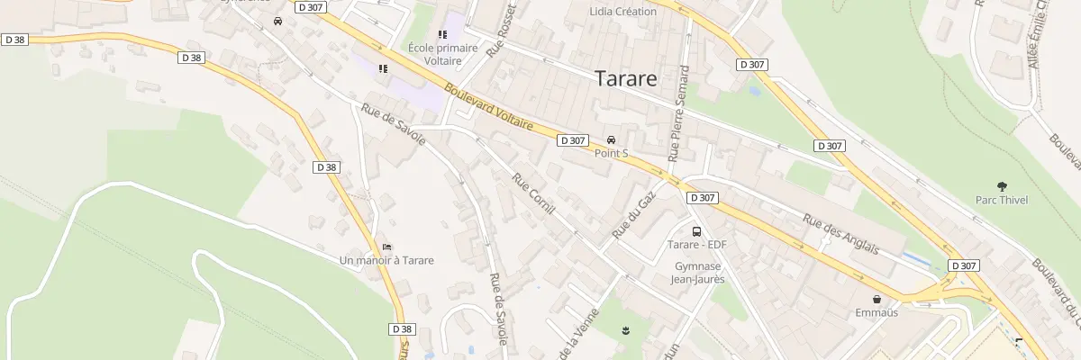Plan du 6 Rue CORNIL à Tarare