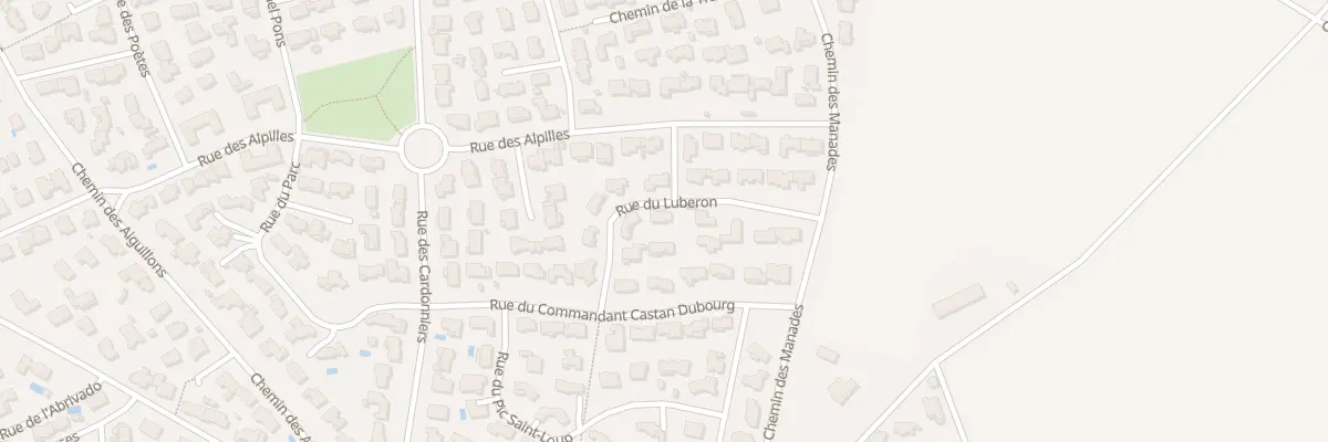 Plan du 11 Rue du Luberon à Bouillargues