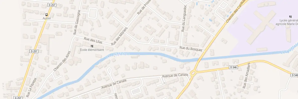 Plan du 10 Rue du Bosquet à Rodilhan