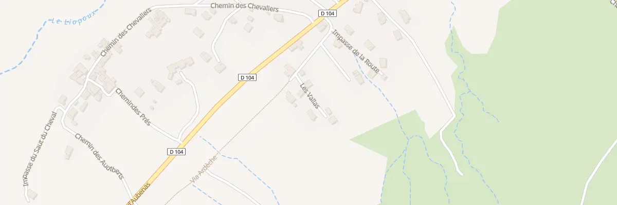 Plan du 5831 Les Vallas à Vesseaux