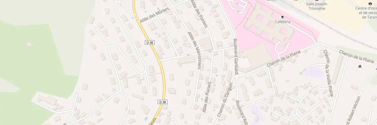 Plan du 12 All DES CERISIERS à Tarare