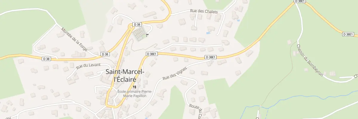 Plan du 286 Rue de Rochefolles à Saint-Marcel-l’Éclairé