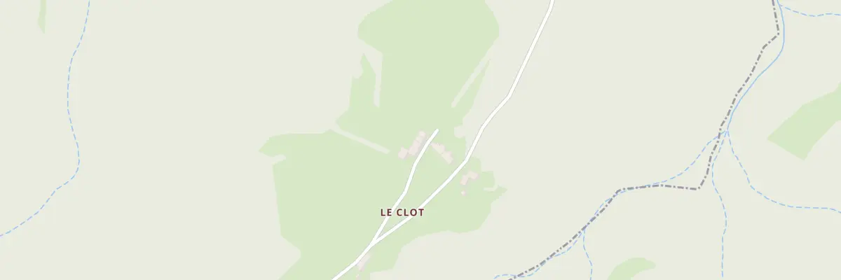 Plan du 6072 Le Clot à Devesset