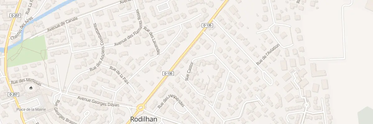 Plan du 6 Rue Castor à Rodilhan