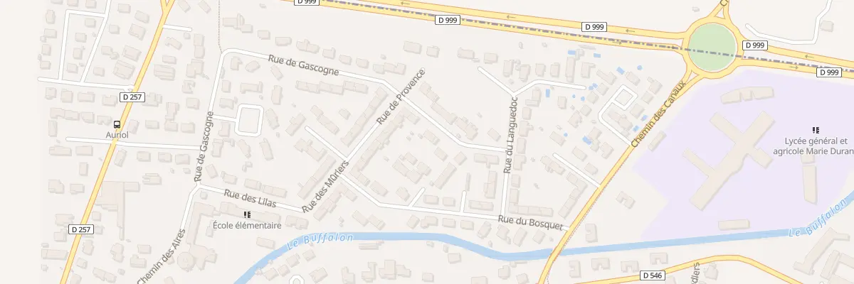 Plan du 6 Rue du Roussillon à Rodilhan