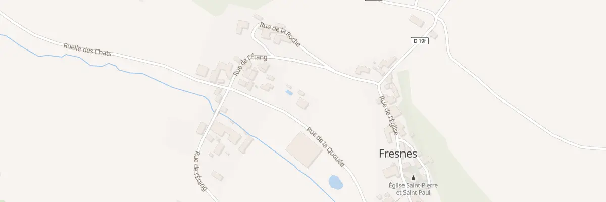 Plan du 2 Rue de la Quouée à Fresnes