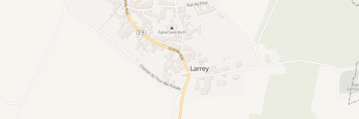 Plan du 3 Gr Grande Rue à Larrey