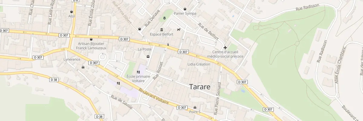 Plan du 5 Rue ETIENNE DOLET à Tarare