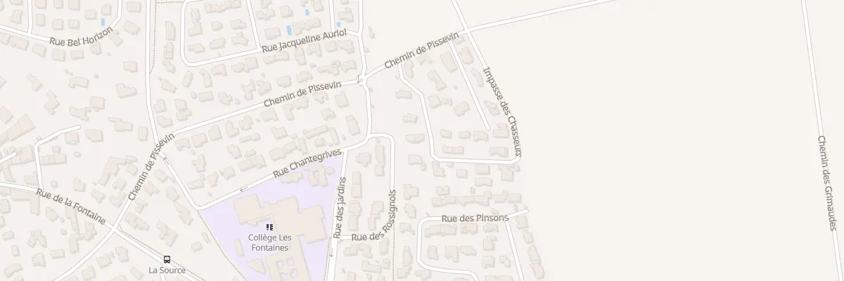 Plan du 11 Rue des Rossignols à Bouillargues