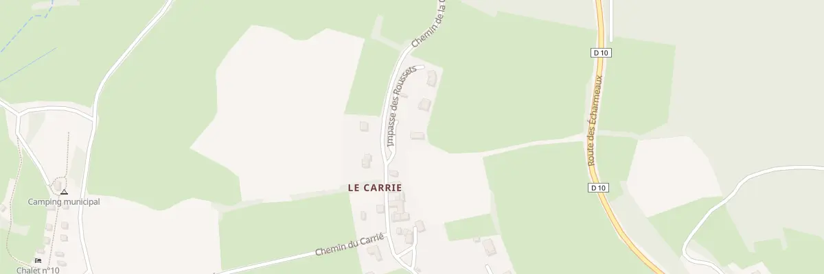 Plan du 12 Imp des Roussets à Propières