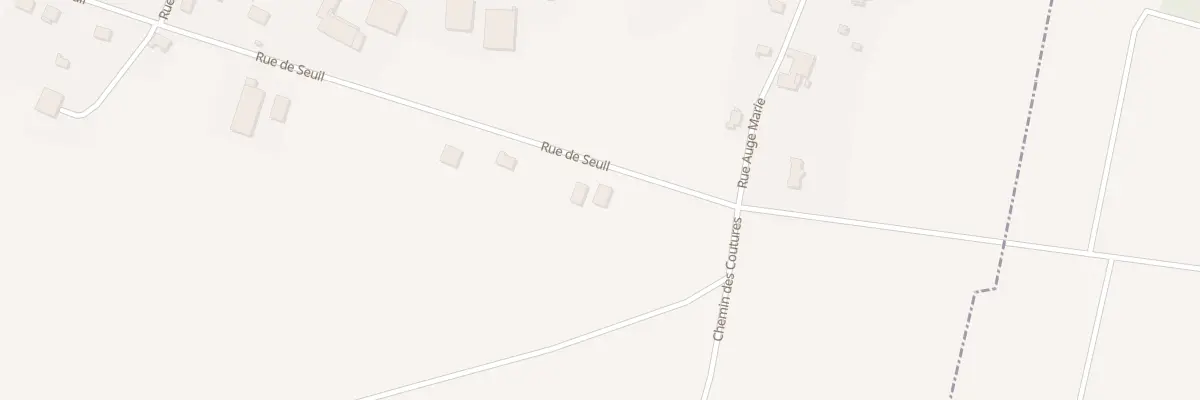 Plan du 36 Rue de Seuil à Thugny-Trugny