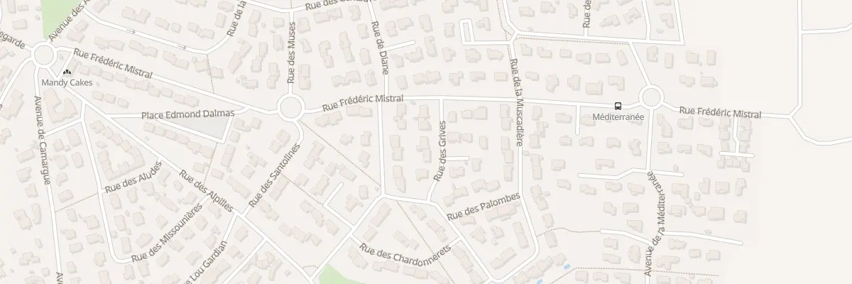 Plan du 6 Rue des Grives à Garons
