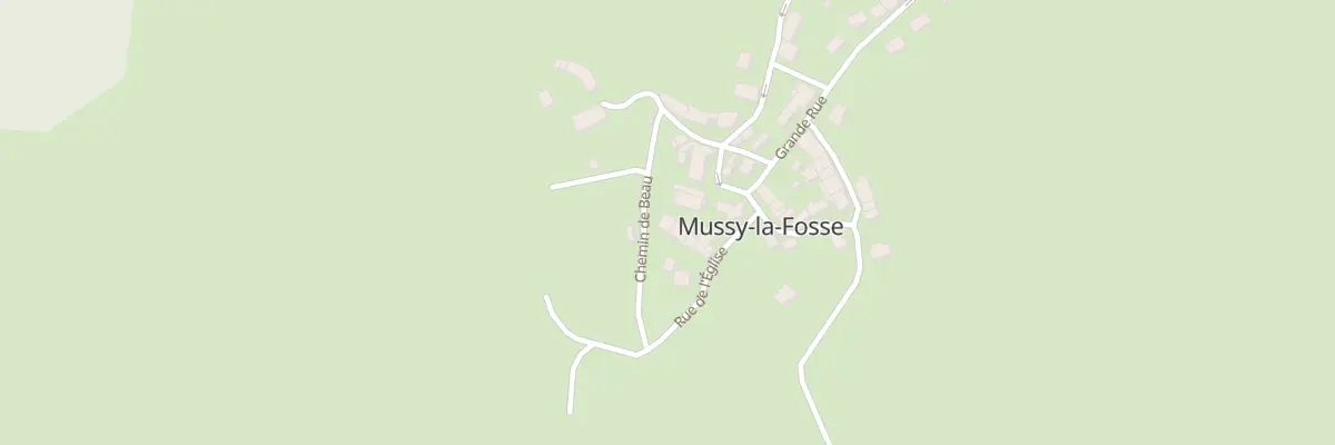 Plan du 4B Rue de l’Eglise à Mussy-la-Fosse
