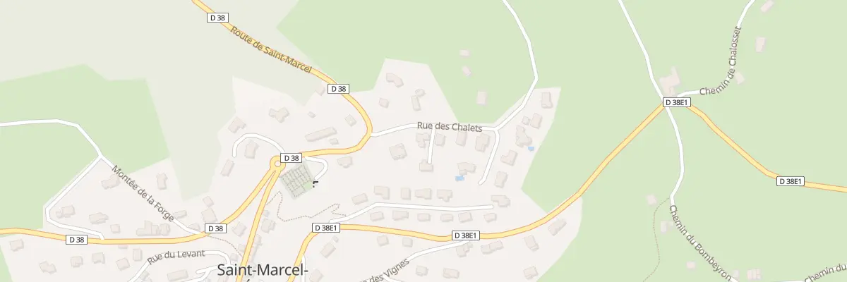 Plan du 48 Rue des CHALETS à Saint-Marcel-l’Éclairé