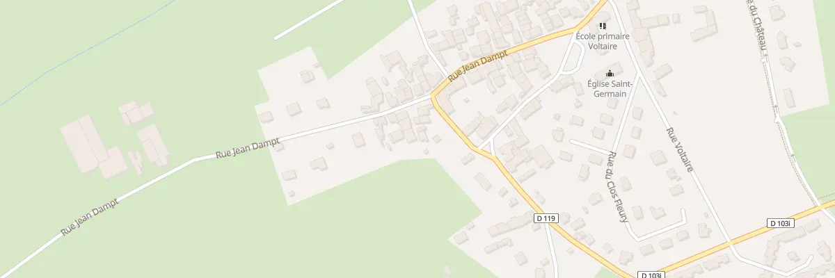 Plan du 25 Rue Jean Dampt à Venarey-les-Laumes
