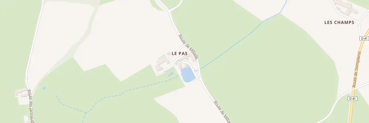 Plan du 463 Rte de Millade à Montmelard
