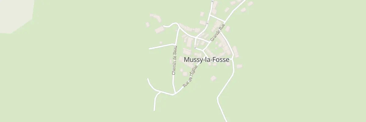 Plan du 4A Rue de l’Eglise à Mussy-la-Fosse