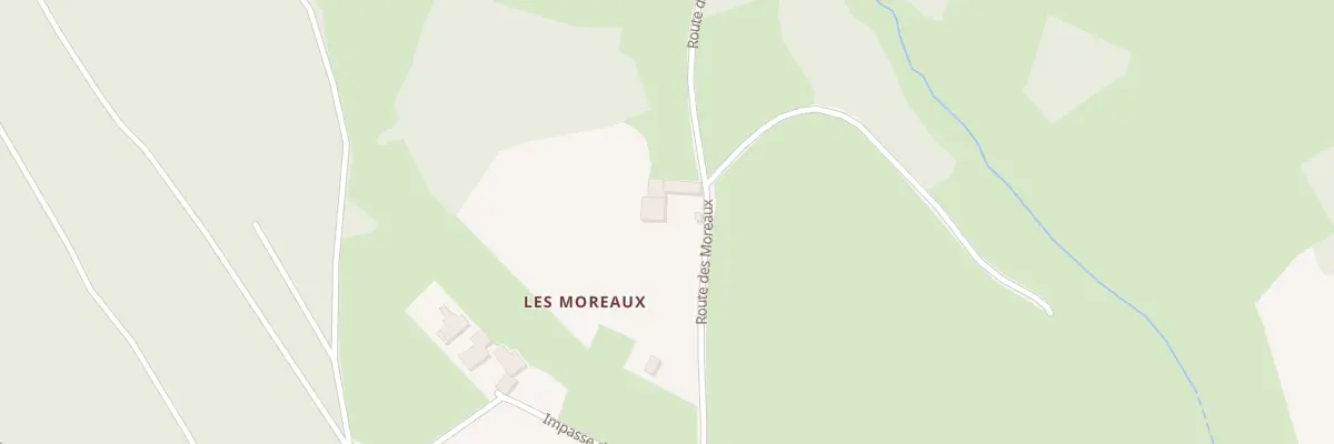 Plan du 1090 Rte des Moreaux à Verosvres