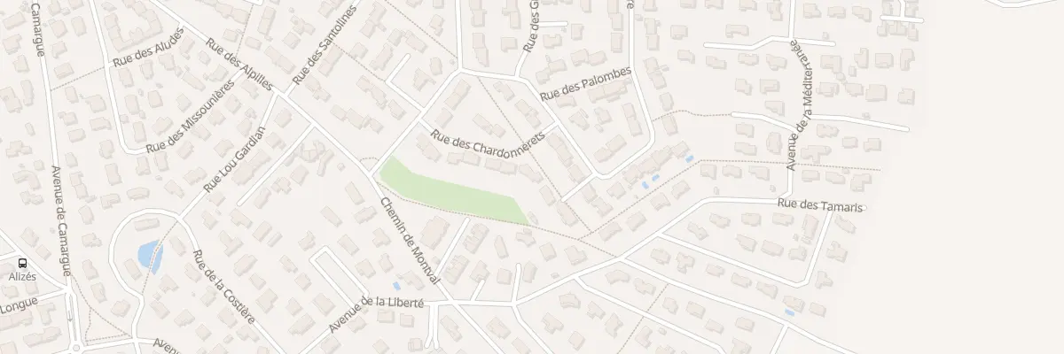Plan du 14 Rue des Chardonnerets à Garons