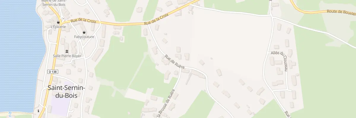 Plan du 5 Rue de Ruère à Saint-Sernin-du-Bois
