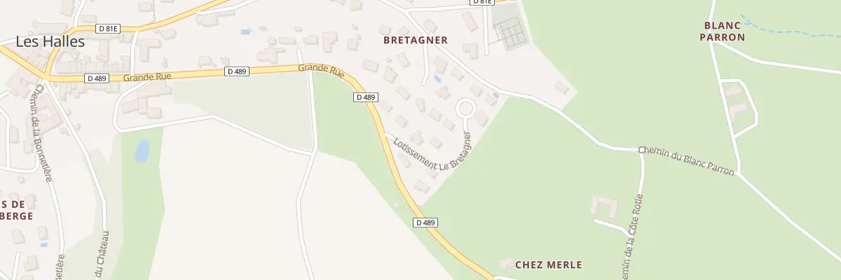 Plan du 3 Lot Bretagner aux Halles