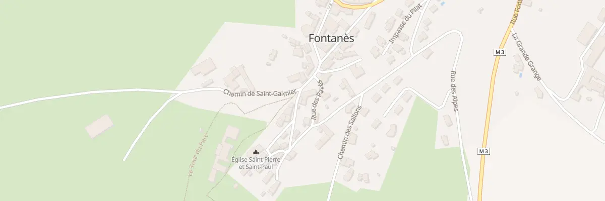 Plan du 5 Rue des Acacias à Fontanès
