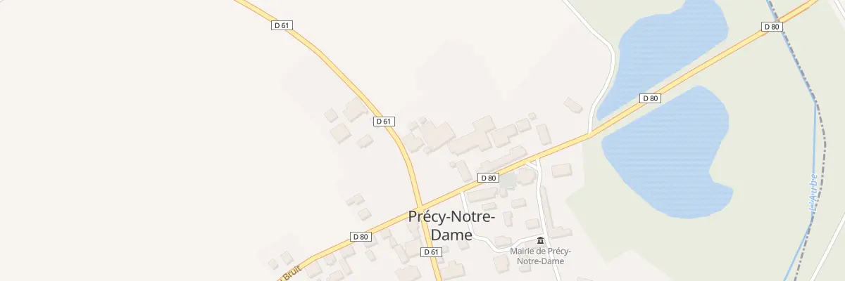 Plan du 1 Rue Grande Rue à Précy-Notre-Dame