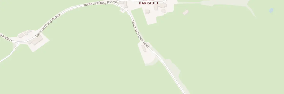 Plan du 2 Rte de la Croix Foret à Antully