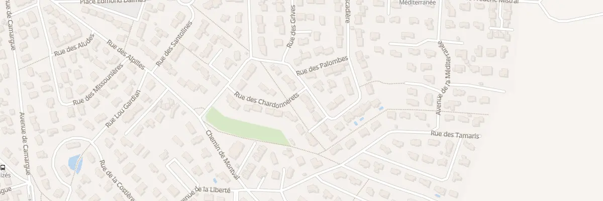 Plan du 8 Rue de la Muscadière à Garons
