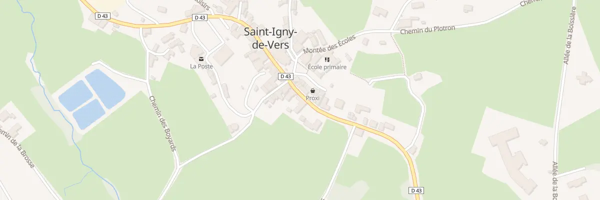 Plan du 199 Rue des Sornins à Saint-Igny-de-Vers