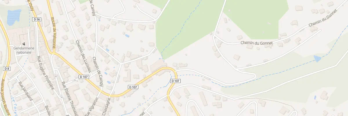 Plan du 30 Rte de St Clement à Tarare