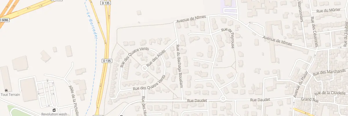 Plan du 8 Rue Bachaga Boualam à Marguerittes