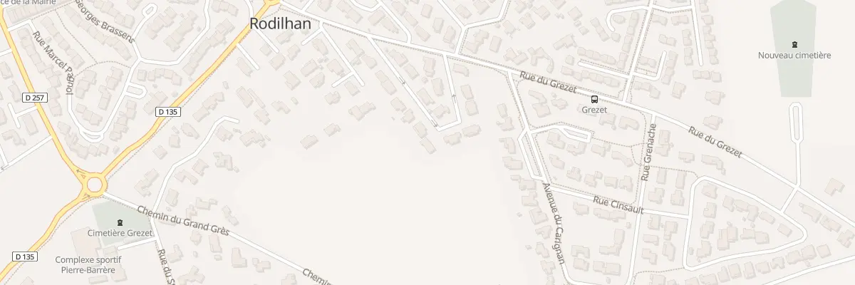 Plan du 16 Rue Anaïs à Rodilhan