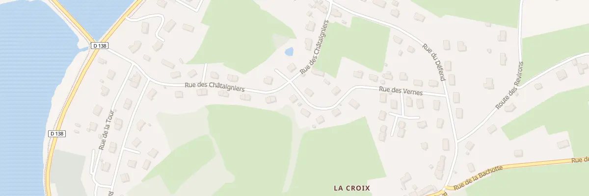 Plan du 2 Rue des Vernes à Saint-Sernin-du-Bois