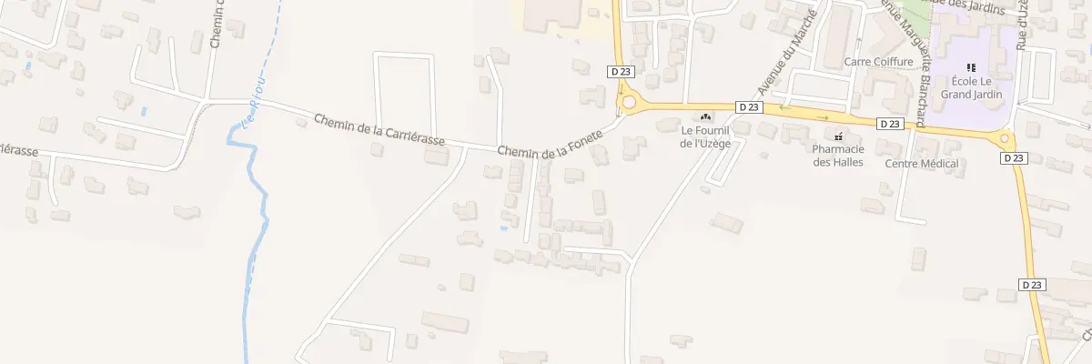 Plan du 4B Che de la Carriérasse à Saint-Quentin-la-Poterie