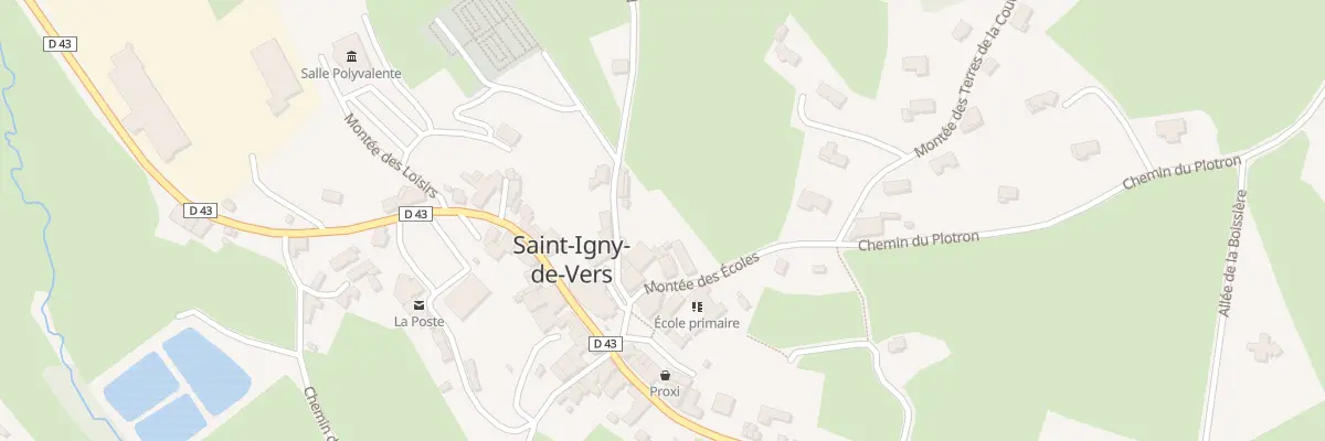 Plan du 5351 Le Bourg à Saint-Igny-de-Vers