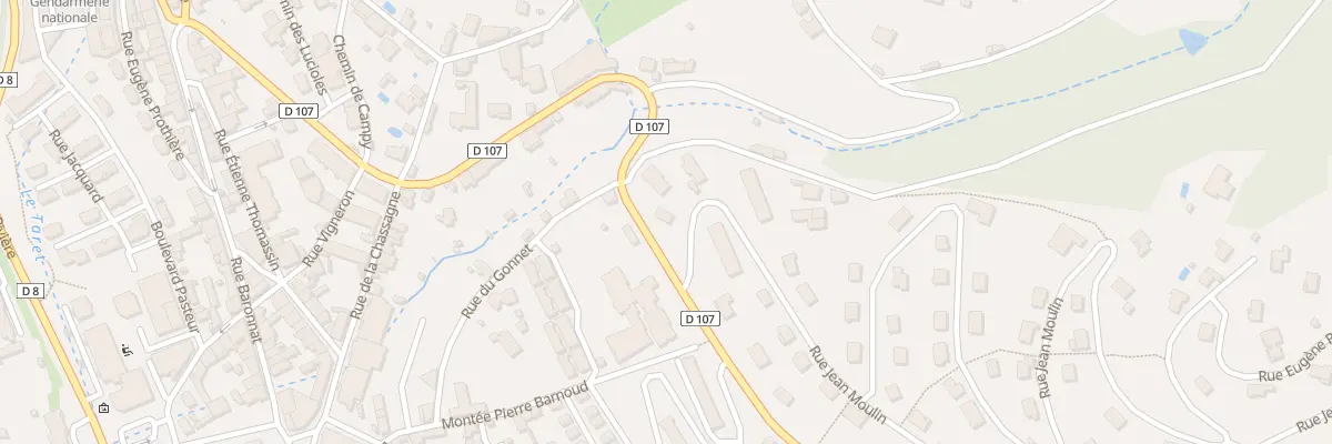 Plan du 1 Rue JEAN MOULIN à Tarare