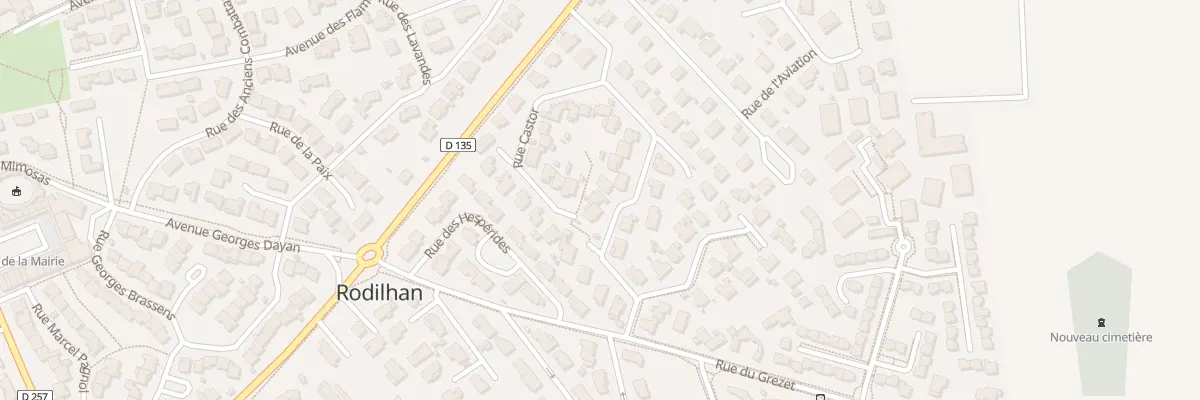 Plan du 20 Rue des Hyades à Rodilhan