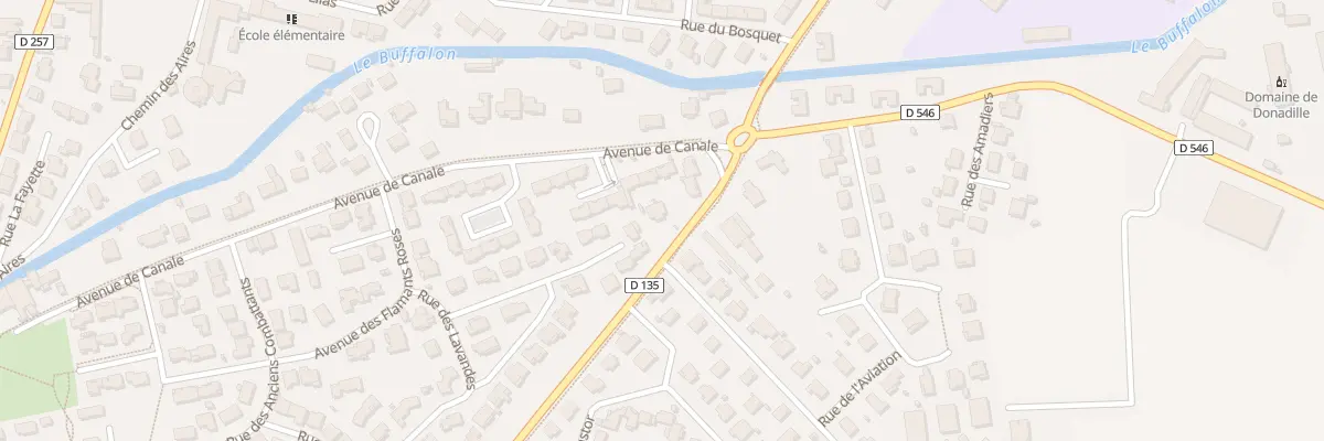 Plan du 420 Che des Canaux à Rodilhan