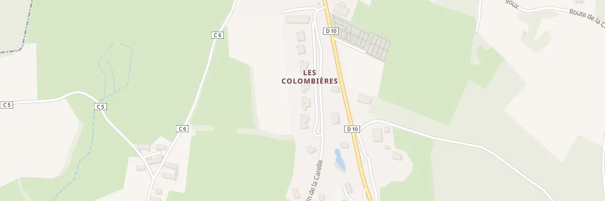 Plan du 116 All des Colombières à Propières