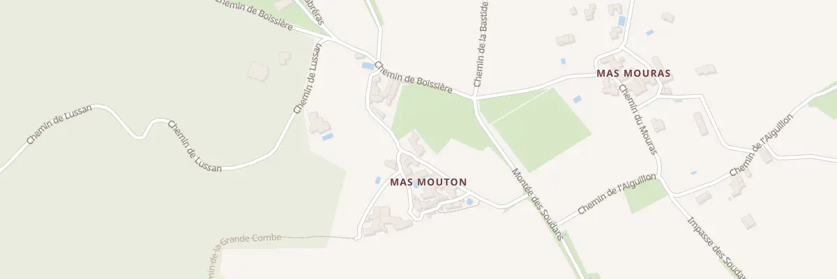 Plan du 5174 Mas de Mouton à Verfeuil