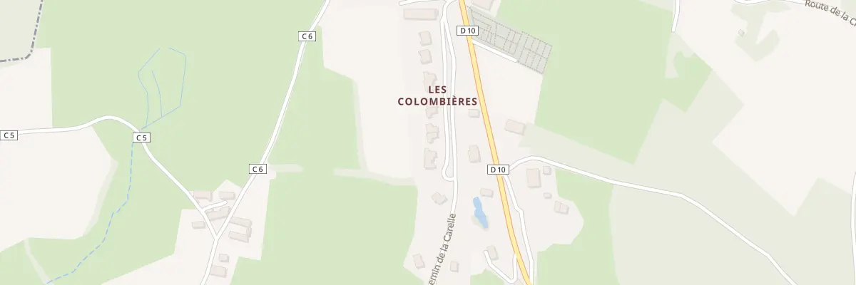Plan du 130 All des Colombières à Propières