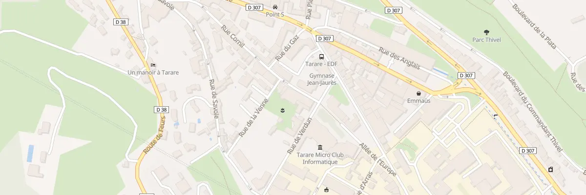 Plan du 29 Rue CORNIL à Tarare