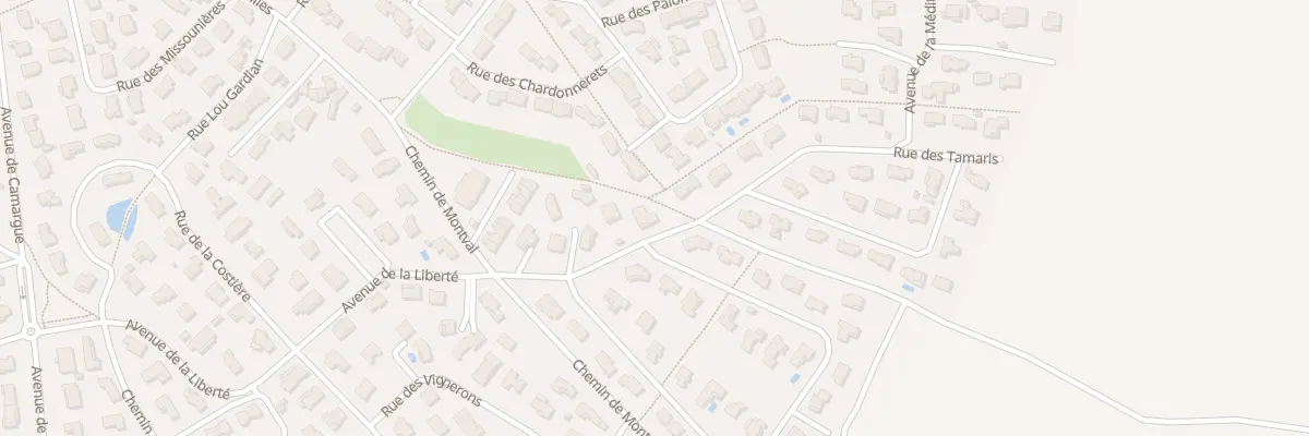 Plan du 22 Av de la Méditerranée à Garons