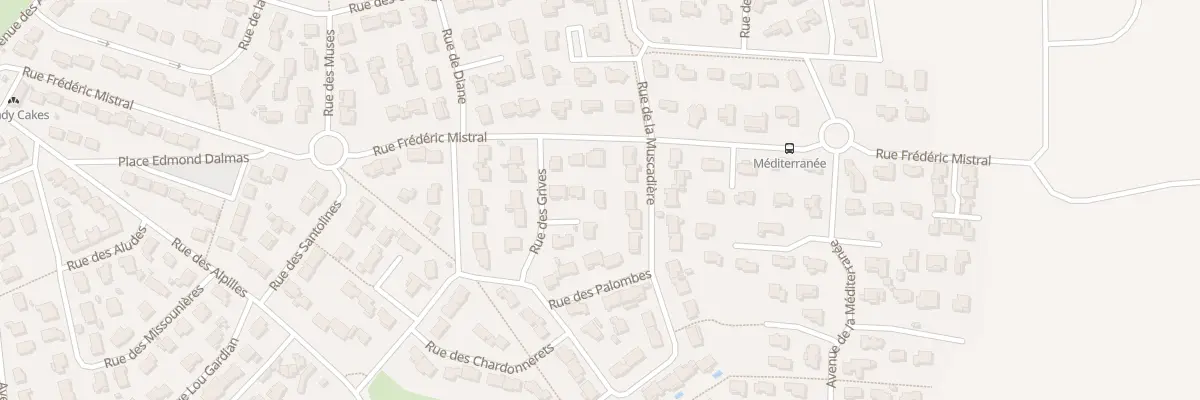 Plan du 7 Rue des Grives à Garons