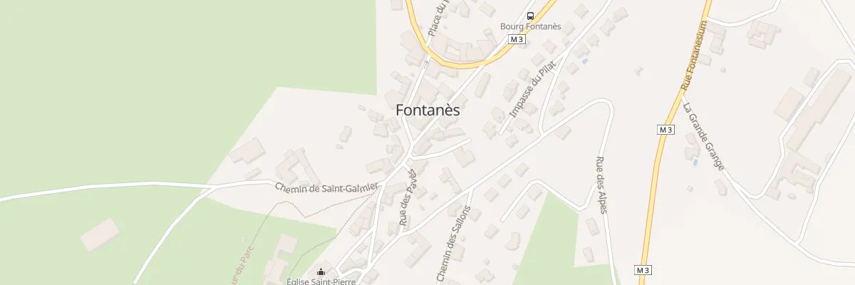Plan du 5270 Le Bourg à Fontanès