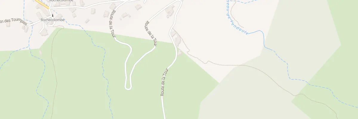 Plan du 1365 Rte de la Tour à Rochecolombe