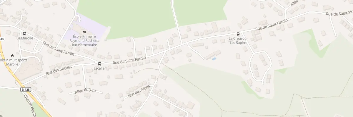 Plan du 38 Rue de Saint-firmin au Creusot