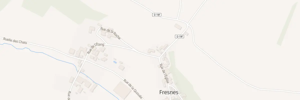 Plan du 2 Rue de l’Etang à Fresnes