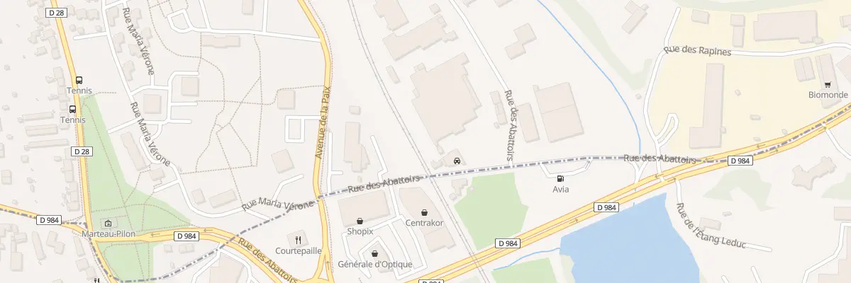 Plan du 33 Rue des Abattoirs au Creusot